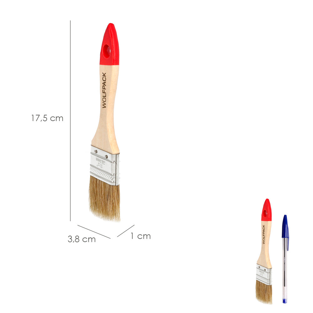 Double white bristle brush no. 18 (bristle width 38 mm)