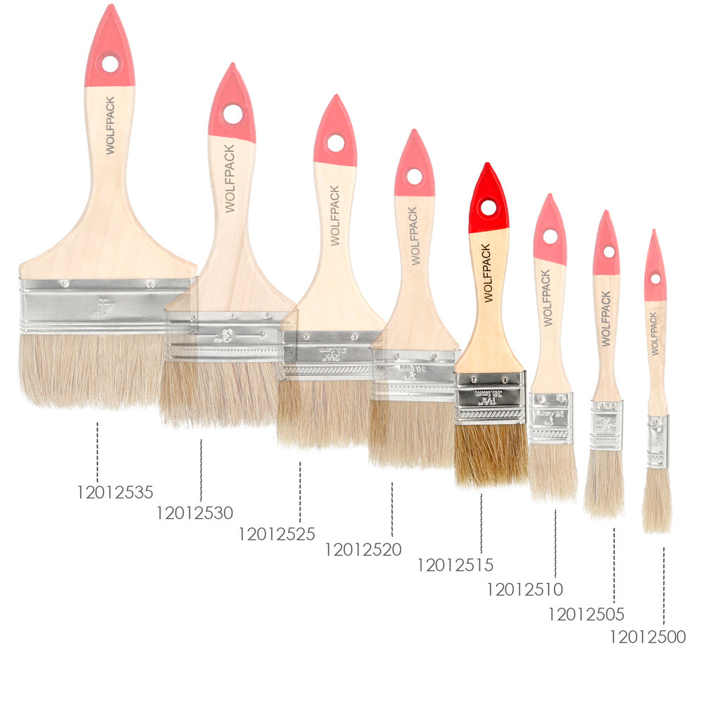 Double white bristle brush no. 18 (bristle width 38 mm)