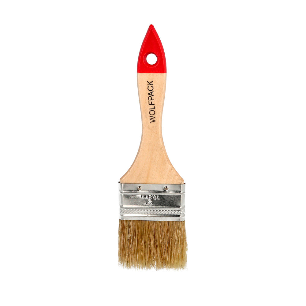 Brico Flat Paint Brush, double white bristle, No. 21 (bristle width 50 mm)