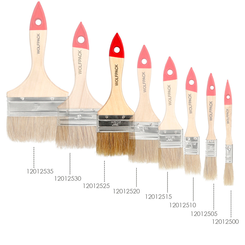 No. 24 double white bristle DIY flat brush (bristle width 63 mm)