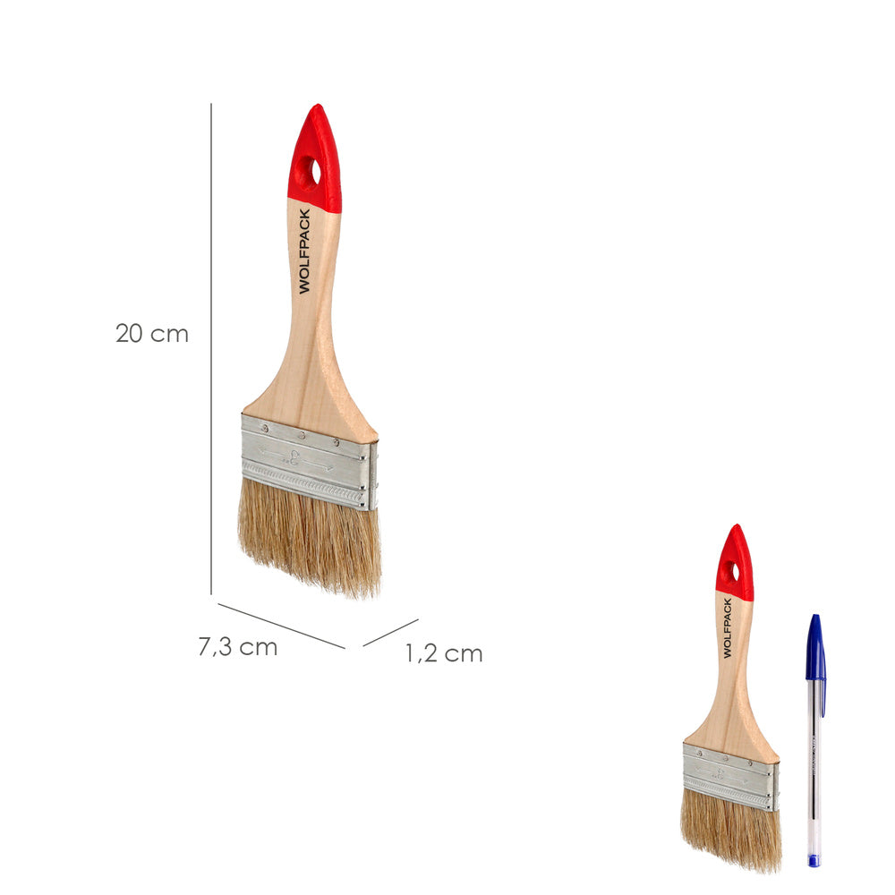 Brico double white bristle brush No. 27 (bristle width 76 mm)