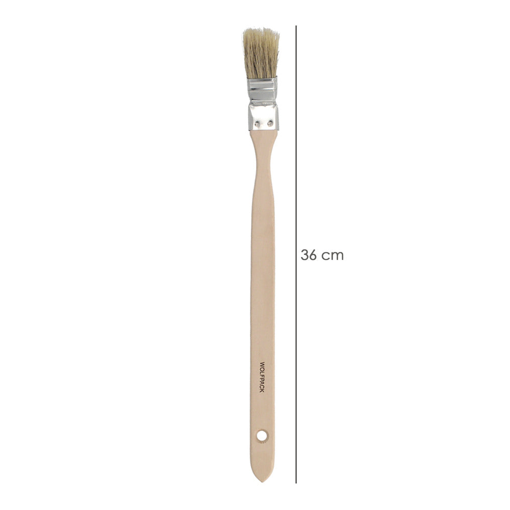 Radiator brush with white bristles 1"