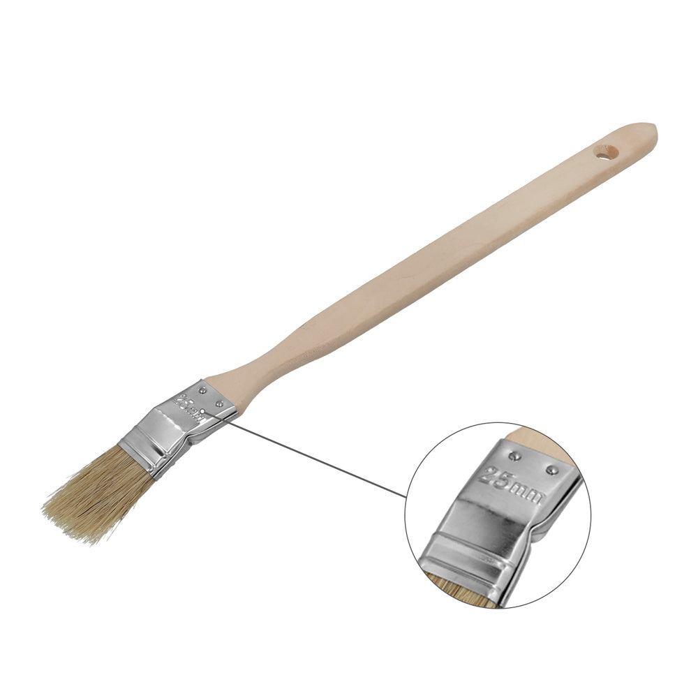 Radiator brush with white bristles 1"