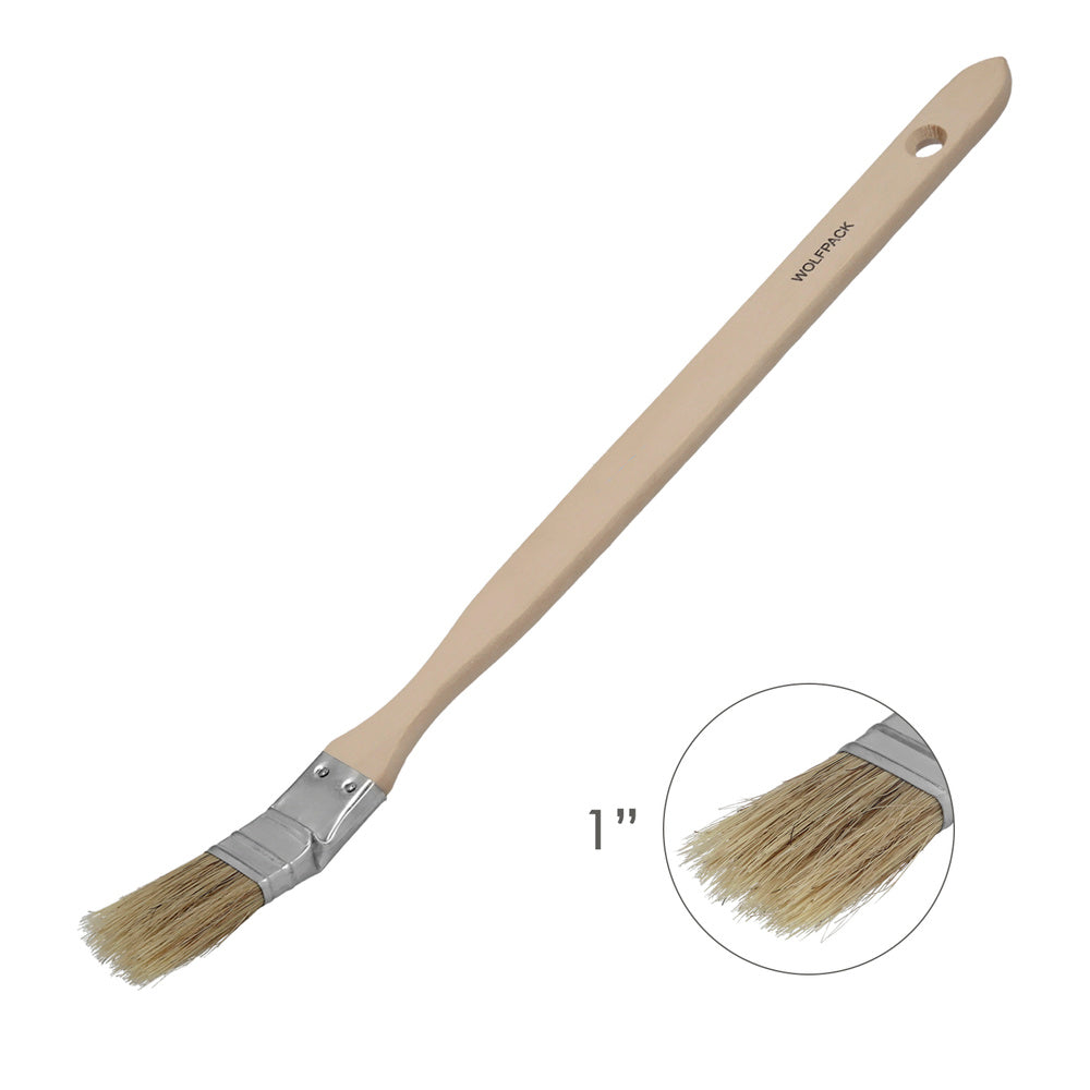 Radiator brush with white bristles 1"