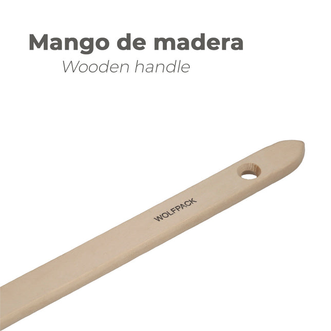 Paletina radiadores cerda blanca 1"