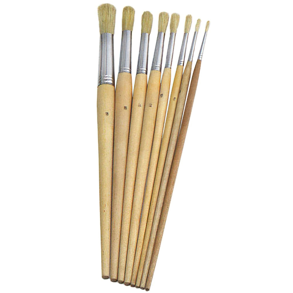 Round bristle brush no. 1