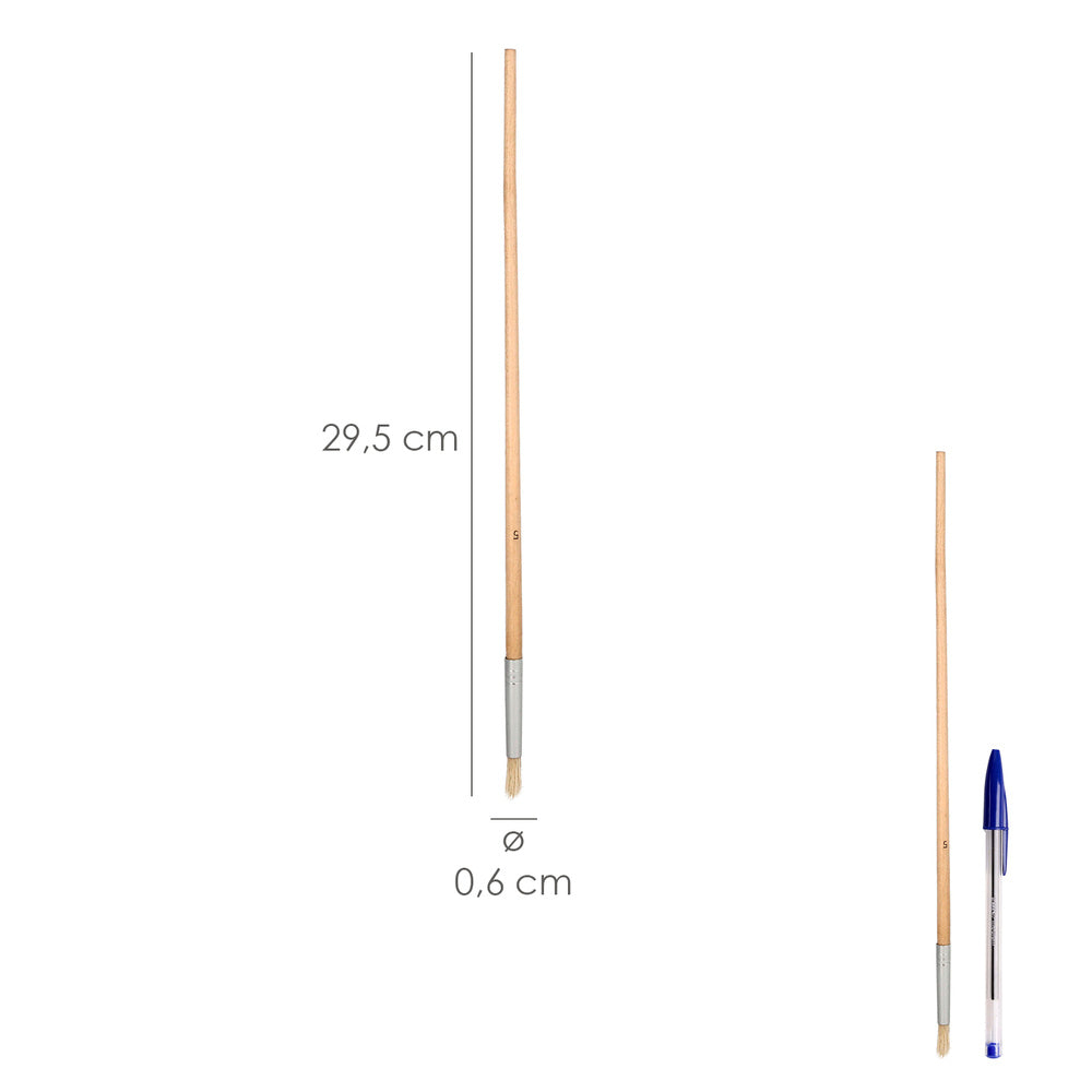 Round bristle brush no. 5
