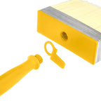 Broxa profissional para tetos 140x40 mm, cerda branca. Cabo ergonómico, com gancho. Broxa de pintura, broxa de pintor profissional