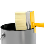 Broxa profissional para tetos 140x40 mm, cerda branca. Cabo ergonómico, com gancho. Broxa de pintura, broxa de pintor profissional