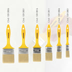 Paletina profesional cerda blanca ancho 30 mm cerdas naturales mango plástico ergonómico, brocha pintor, pincel pintura