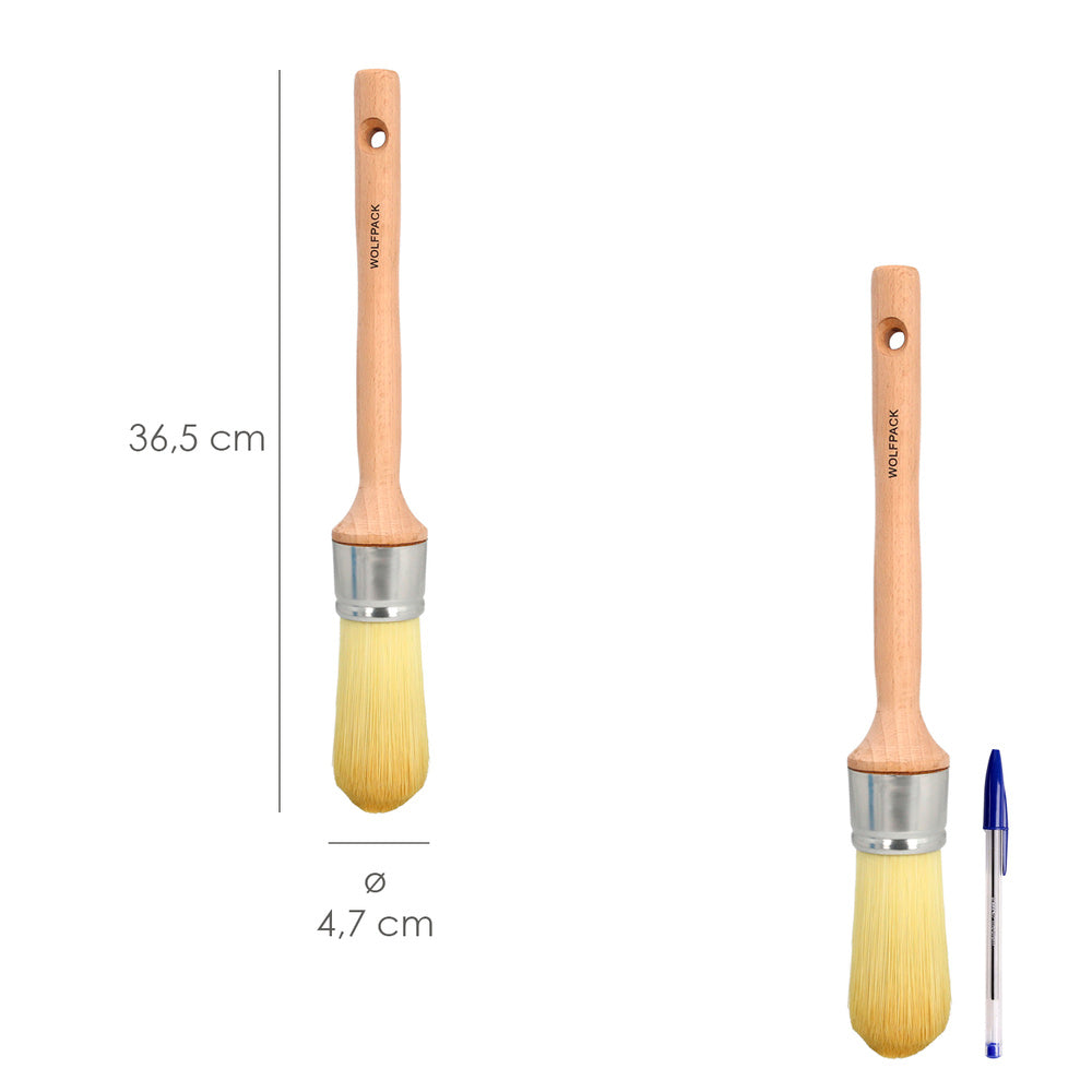 Wolfpack Iron Ferrule Paint Brush No. 14