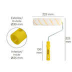 Rodillo pintar antigota 220x40 mm