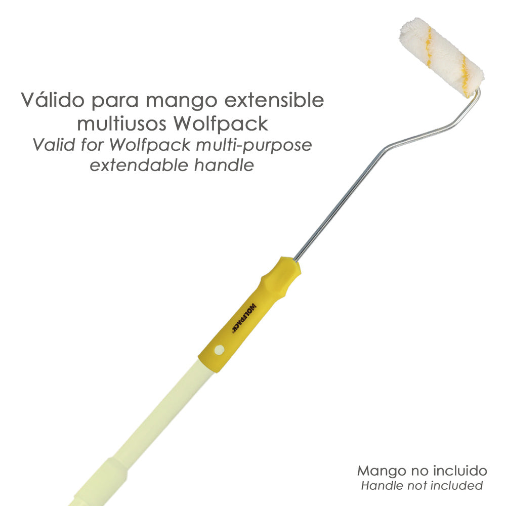 Rolo poliamida para pintura de paredes e tetos, esmalte acrílico, largura 100 mm, rolo de pintura, rolo para pintar, rolo para esmalte,