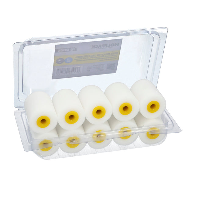 Rodillo espuma recambio para esmalte acrilico 50 mm.  set 10 rodillos. rodillo espuma, rodillo pintura acrilica