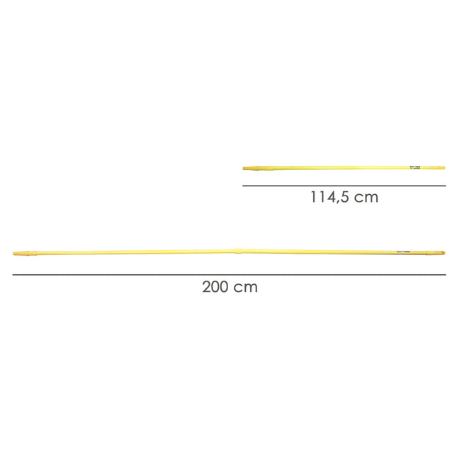Mango metálico extensible multiuso 2 metros