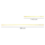 2-meter multi-purpose extendable metallic handle