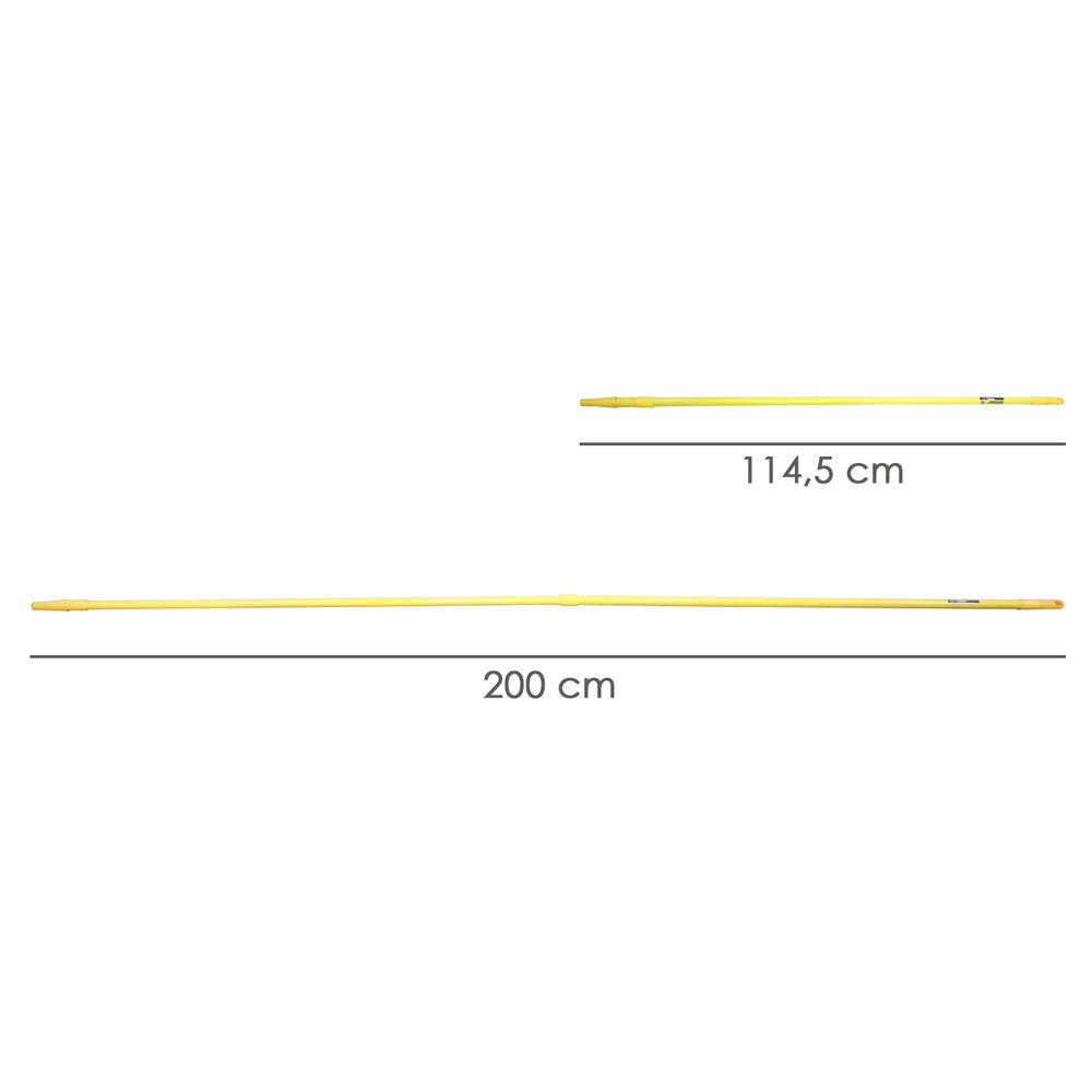 2-meter multi-purpose extendable metallic handle