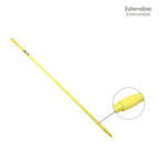 2-meter multi-purpose extendable metallic handle