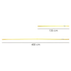 Multipurpose extendable metal handle 4 meters