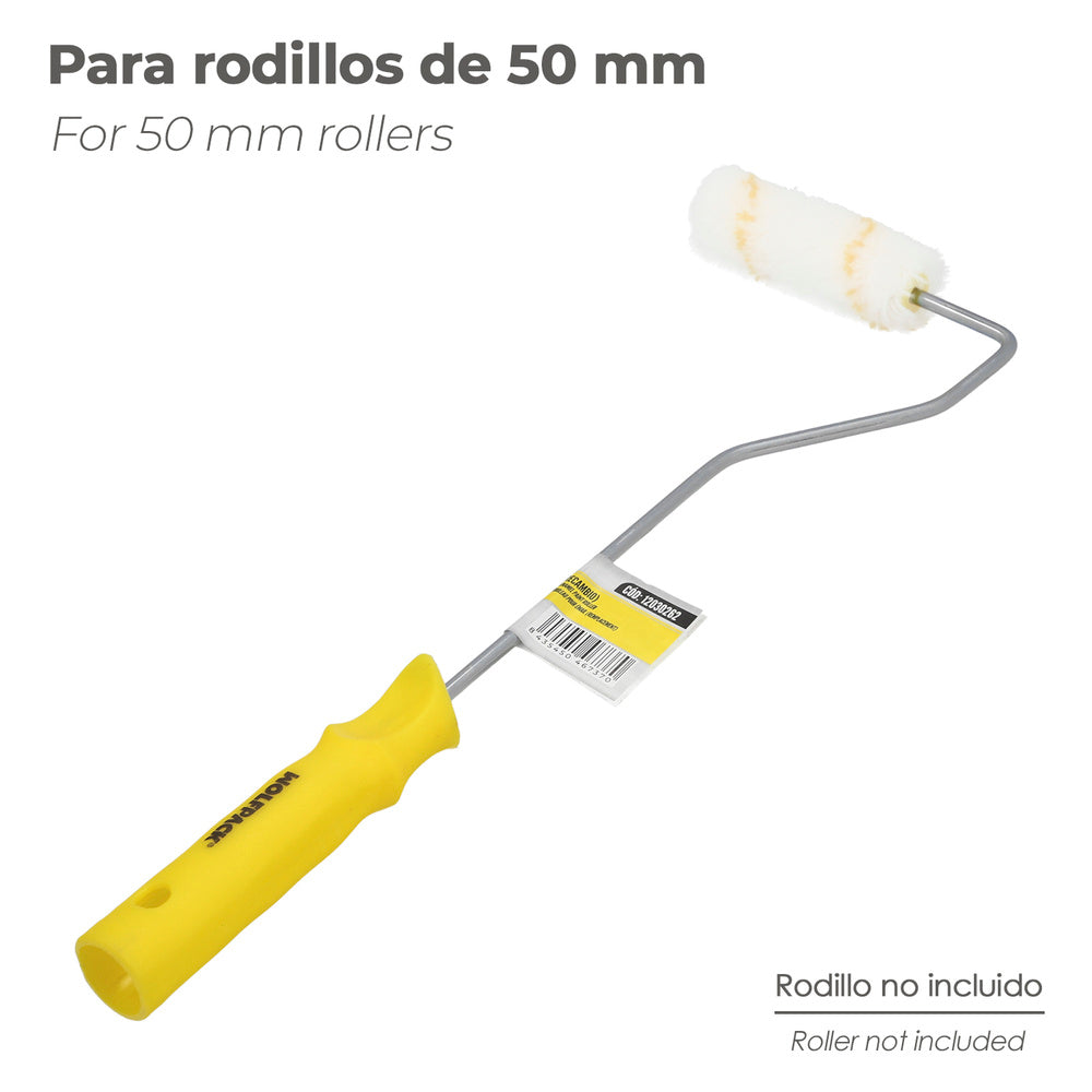 Replacement handle for enamel rollers 50 mm