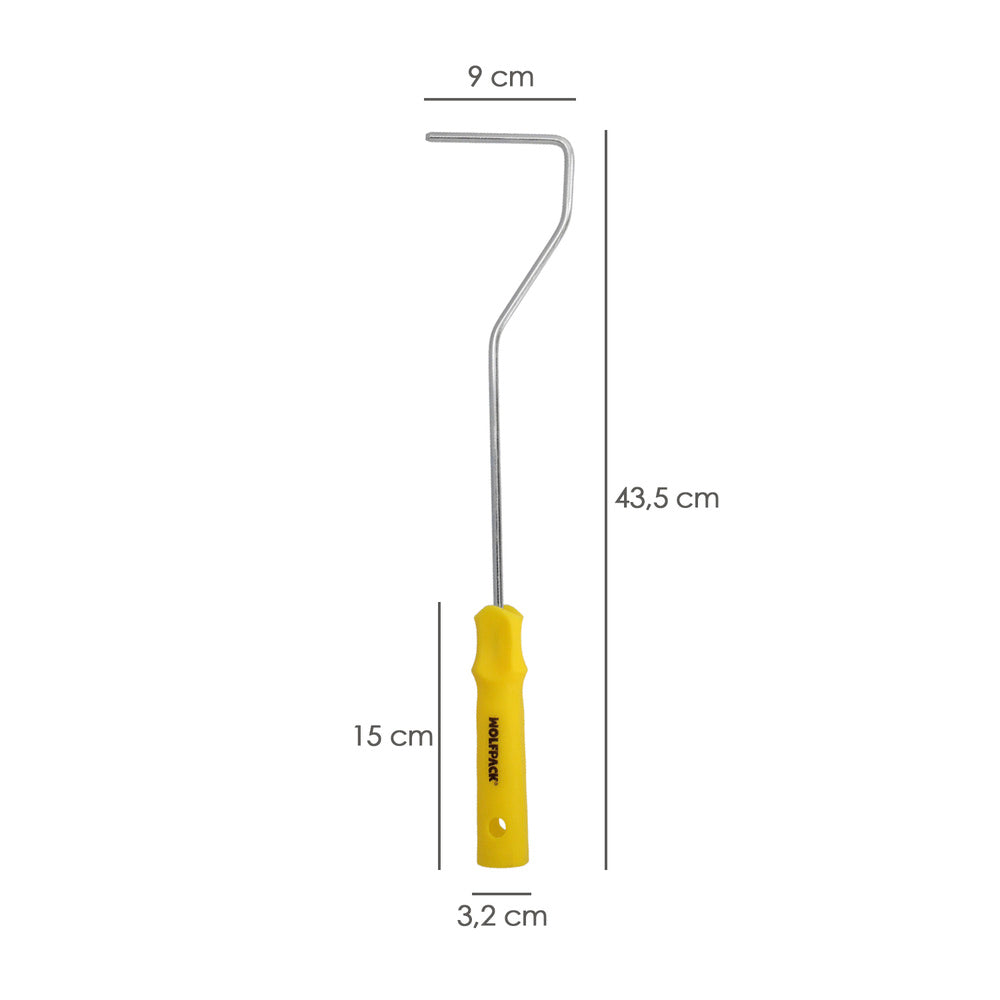 Handle for enamel roller refills 100 mm