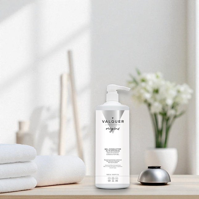 Gel conductor facial y corporal para uso profesional