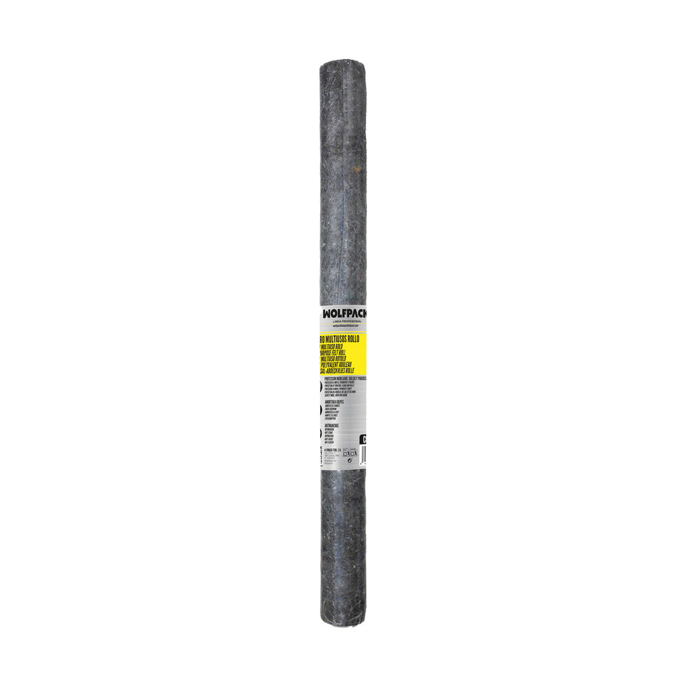 Multipurpose felt roll 1x10 meters reinforced/waterproof.