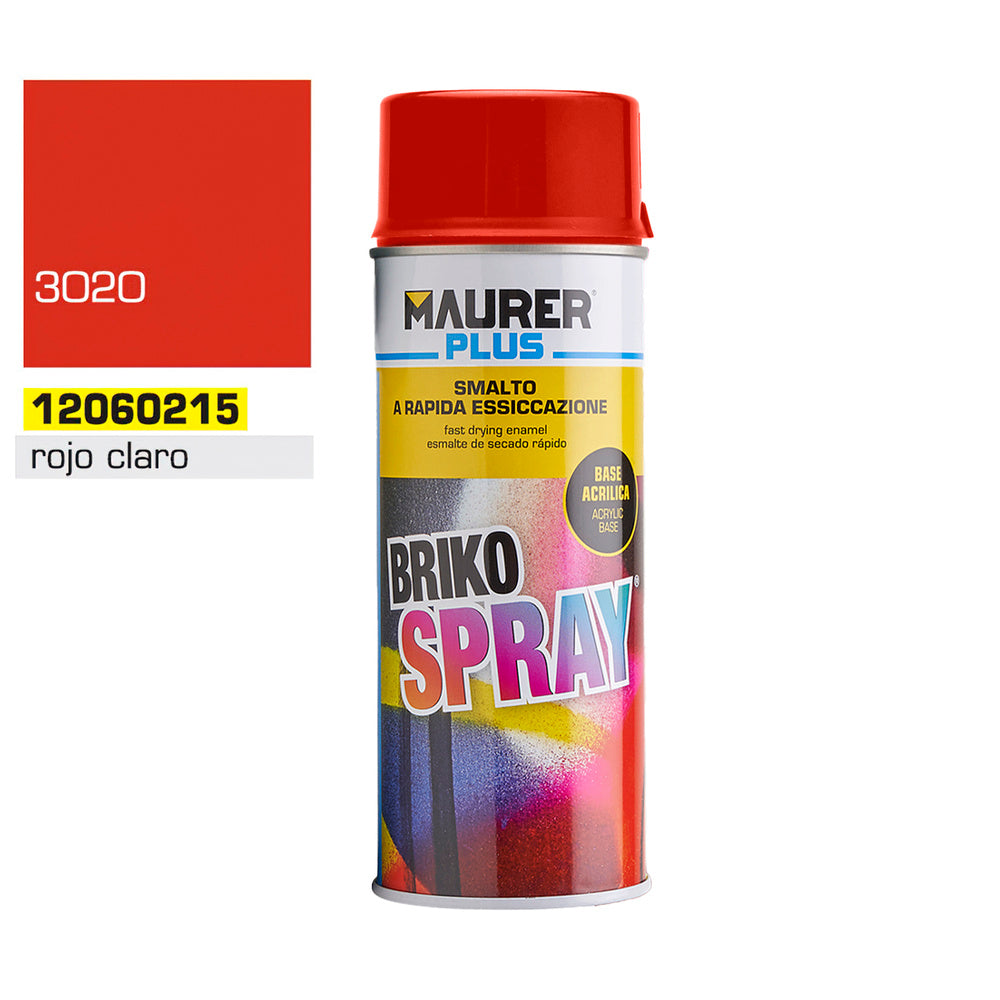 Traffic light red spray paint 400 ml.
