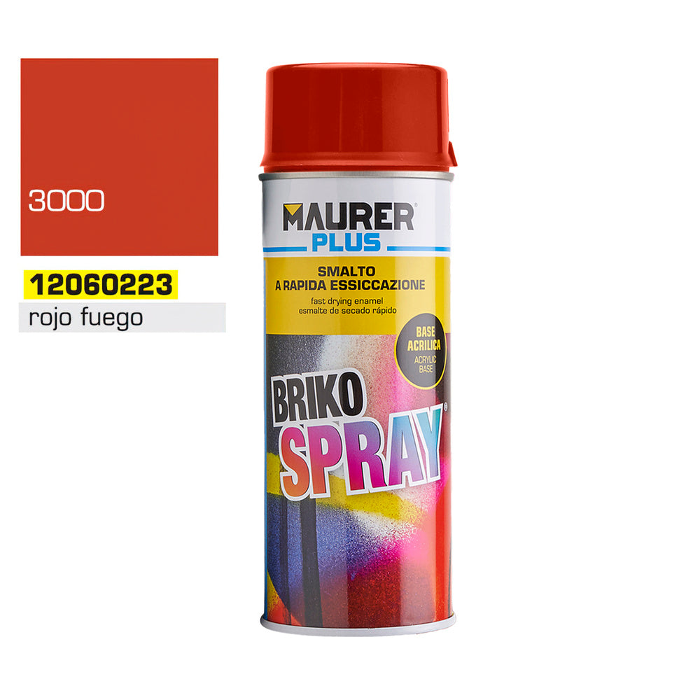 Fire red spray paint 400 ml.
