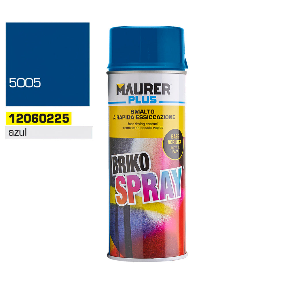 Spray paint blue sign 400 ml.