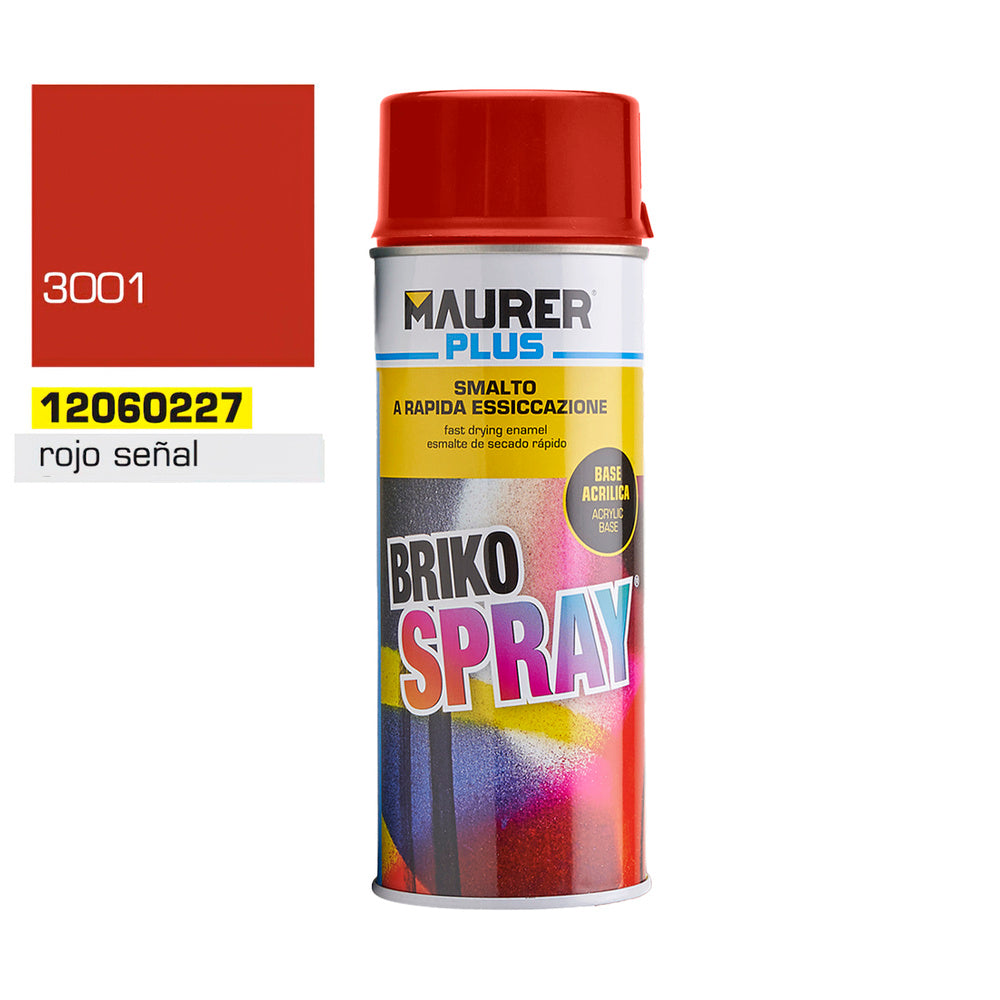 Signal red spray paint 400 ml.