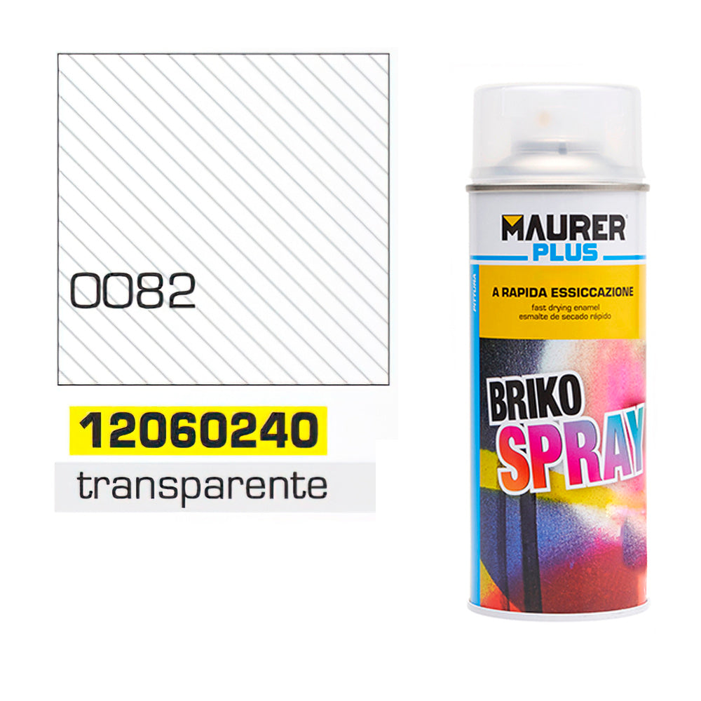 Clear gloss spray paint 400 ml.
