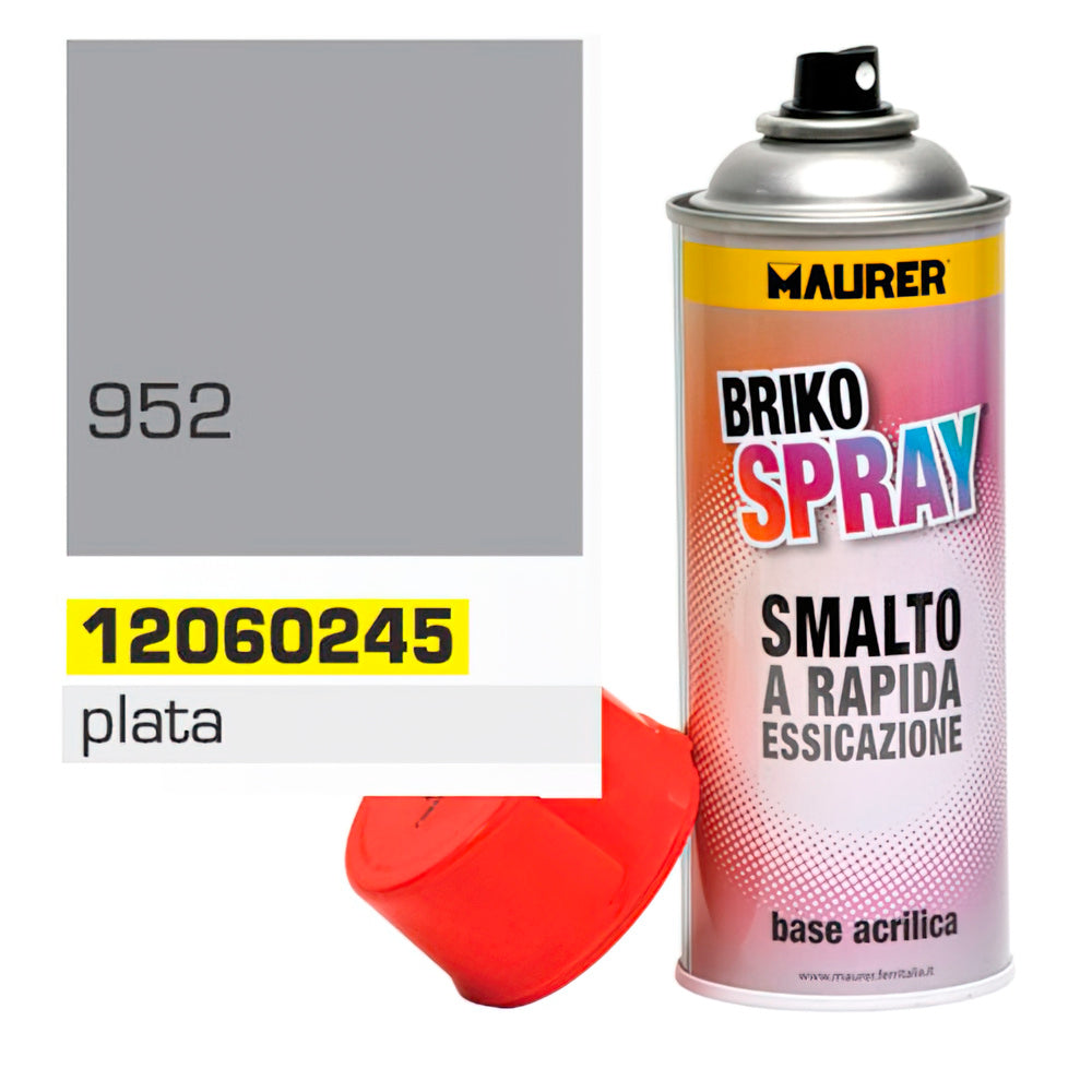 Silver spray paint 400 ml.