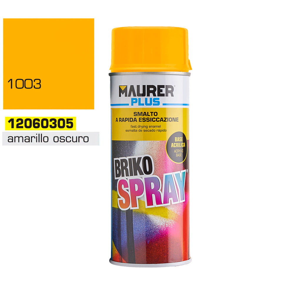 Spray paint dark yellow signal 400 ml.