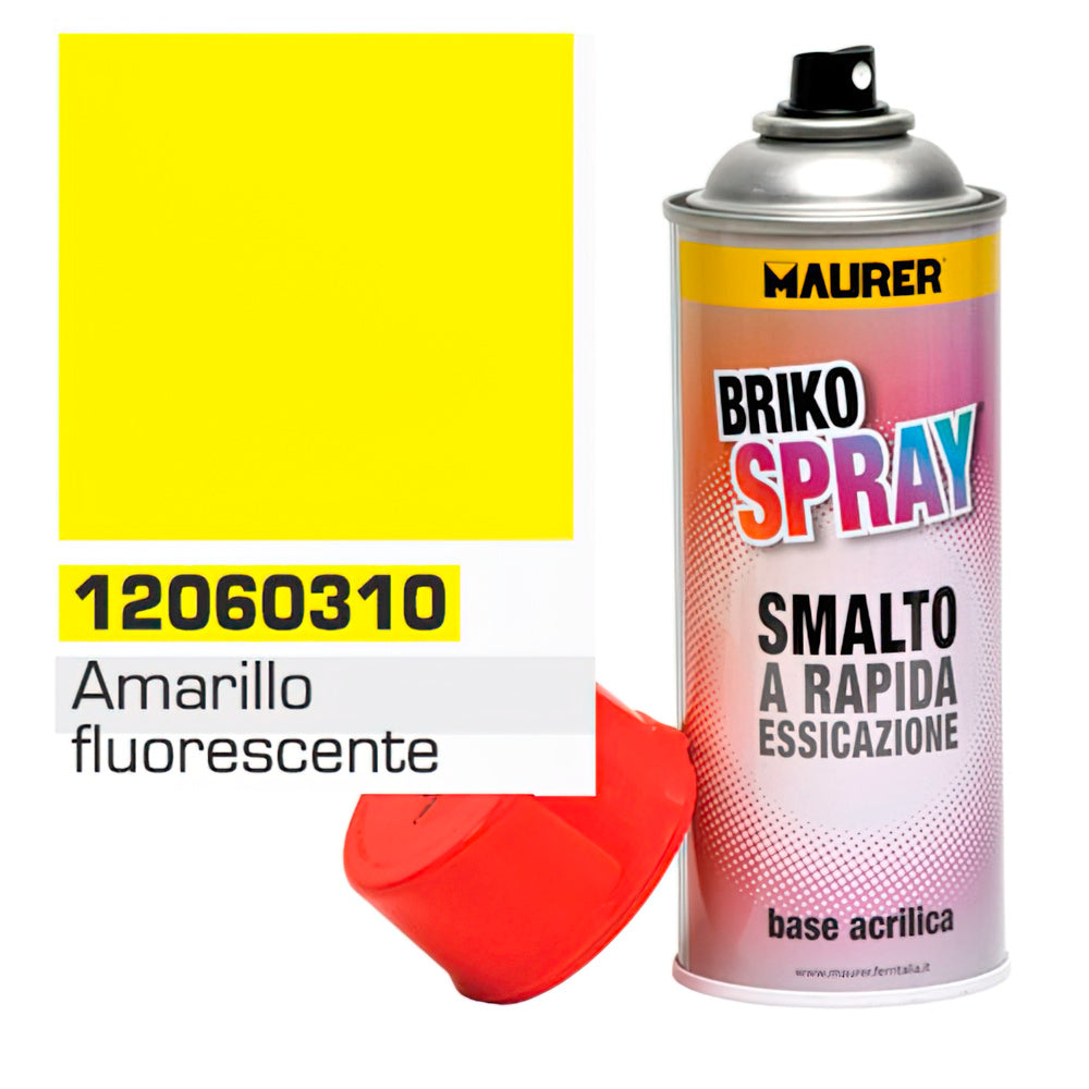 Fluorescent yellow spray paint 400 ml.