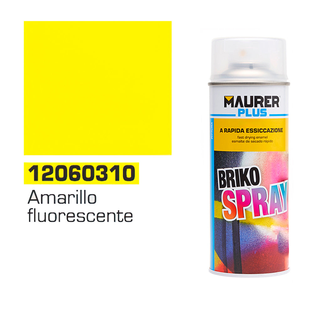 Fluorescent yellow spray paint 400 ml.