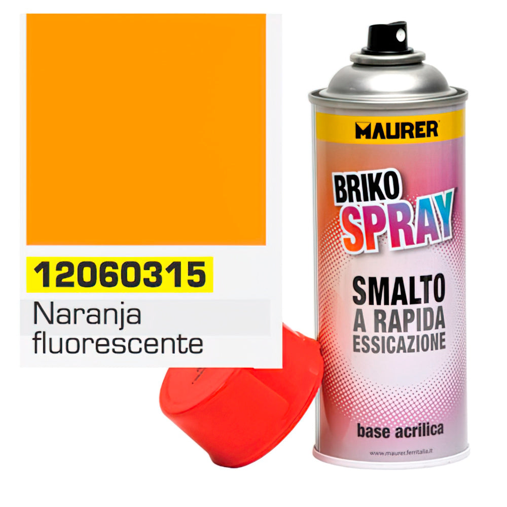 Fluorescent orange spray paint 400 ml.