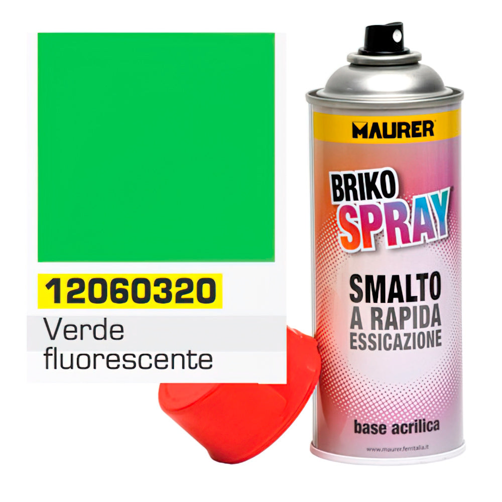 Fluorescent green spray paint 400 ml.