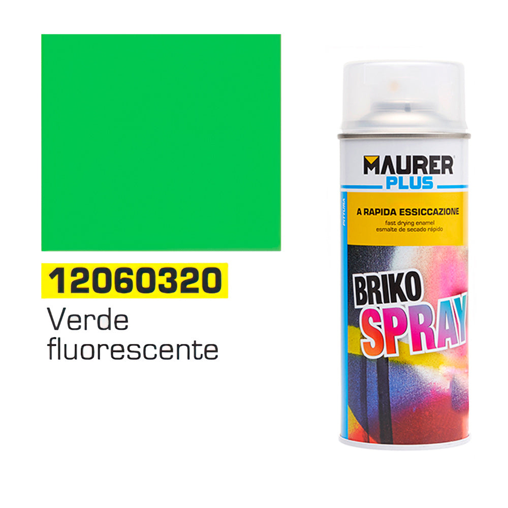 Fluorescent green spray paint 400 ml.