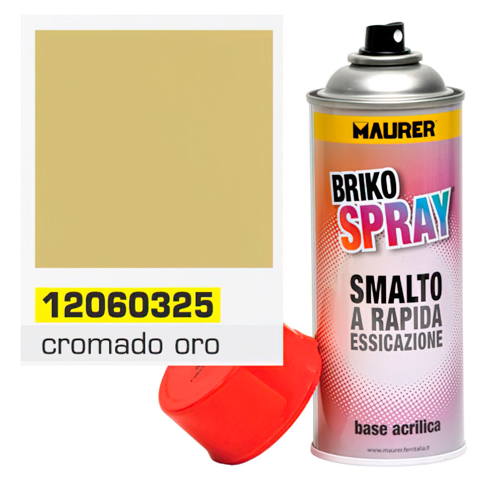 Gold / Golden Chrome Spray Paint 400ml.