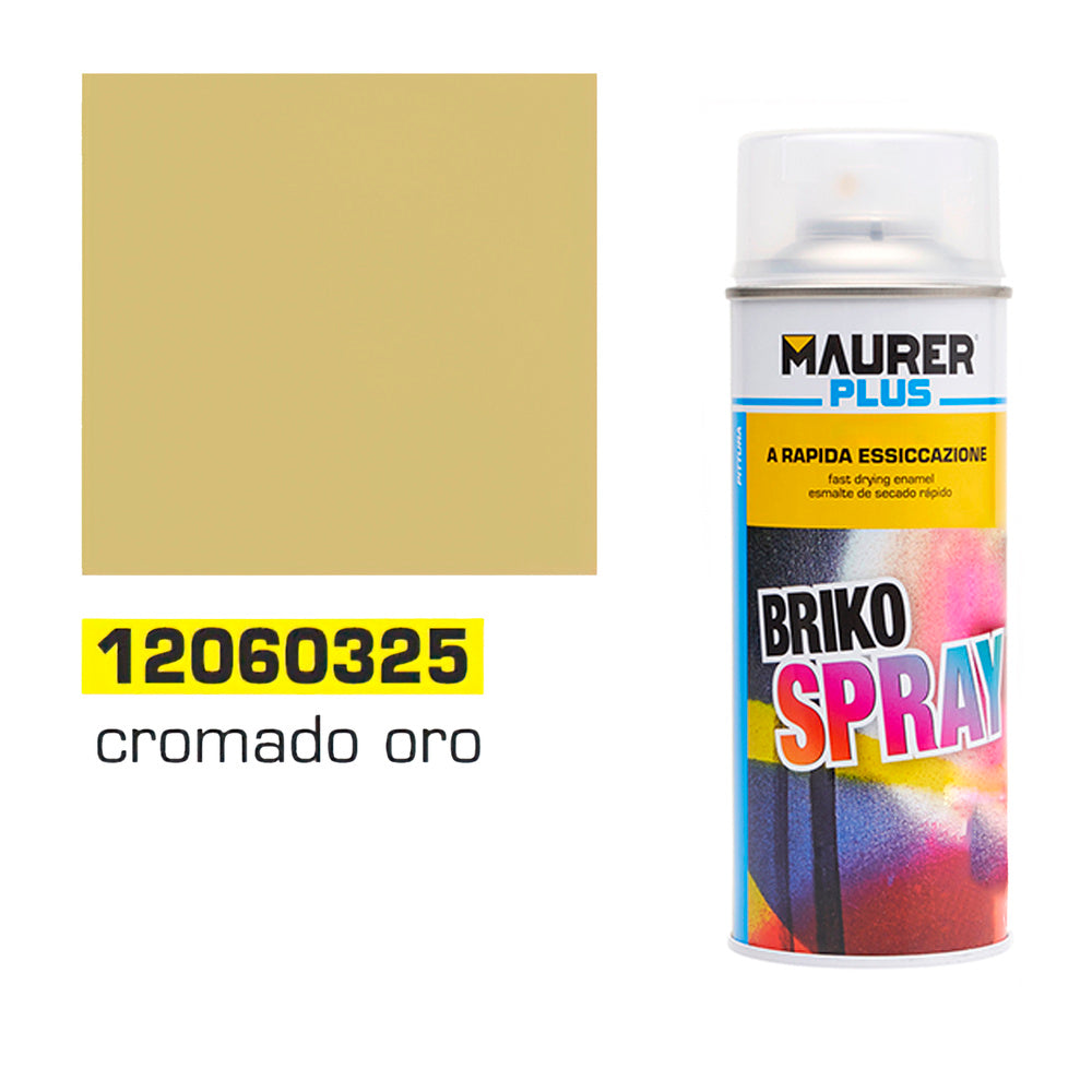 Gold / Golden Chrome Spray Paint 400ml.