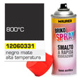 High Temperature Resistant Spray Paint Matte Black 400ml.