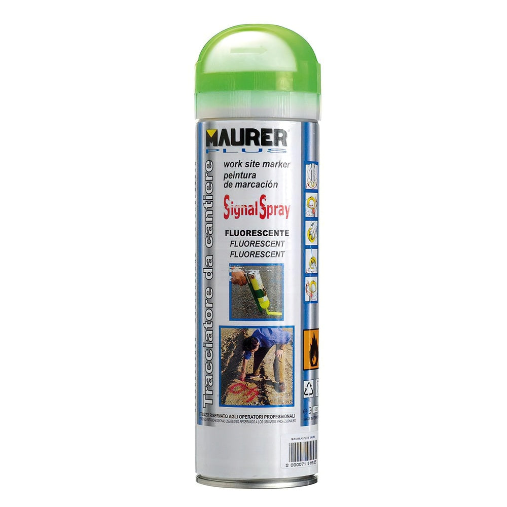 Fluorescent green tracer spray paint 500 ml.