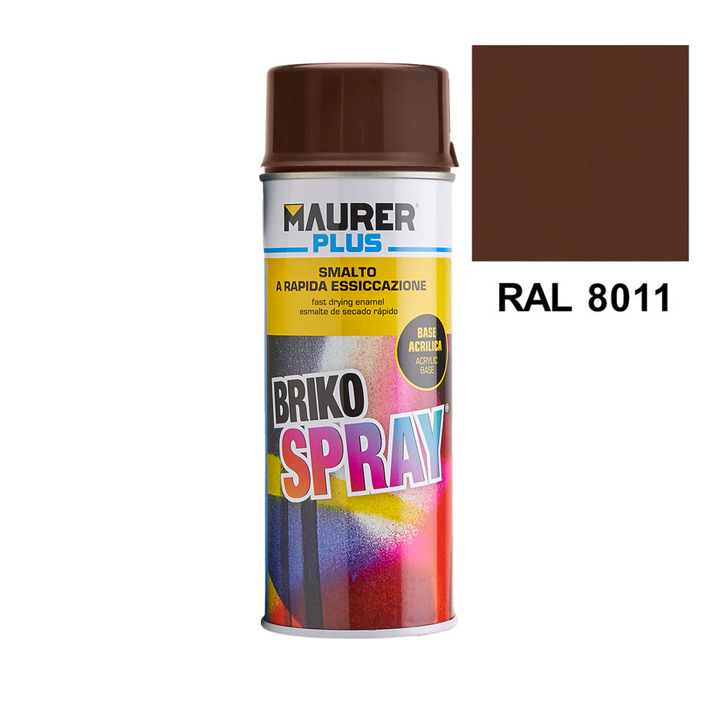 Walnut brown spray paint 400 ml.