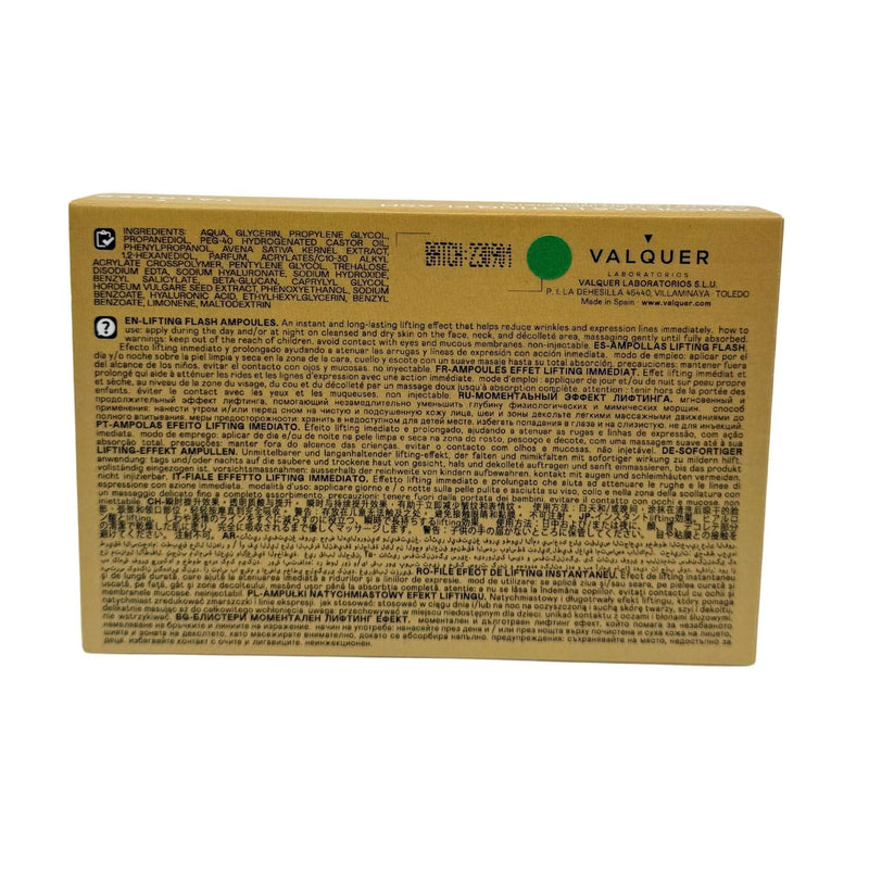 Ampollas lifting flash | efecto inmediato y prolongado