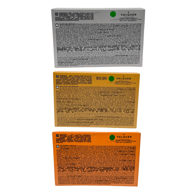 Ampollas faciales lifting flash vitamina C peeling