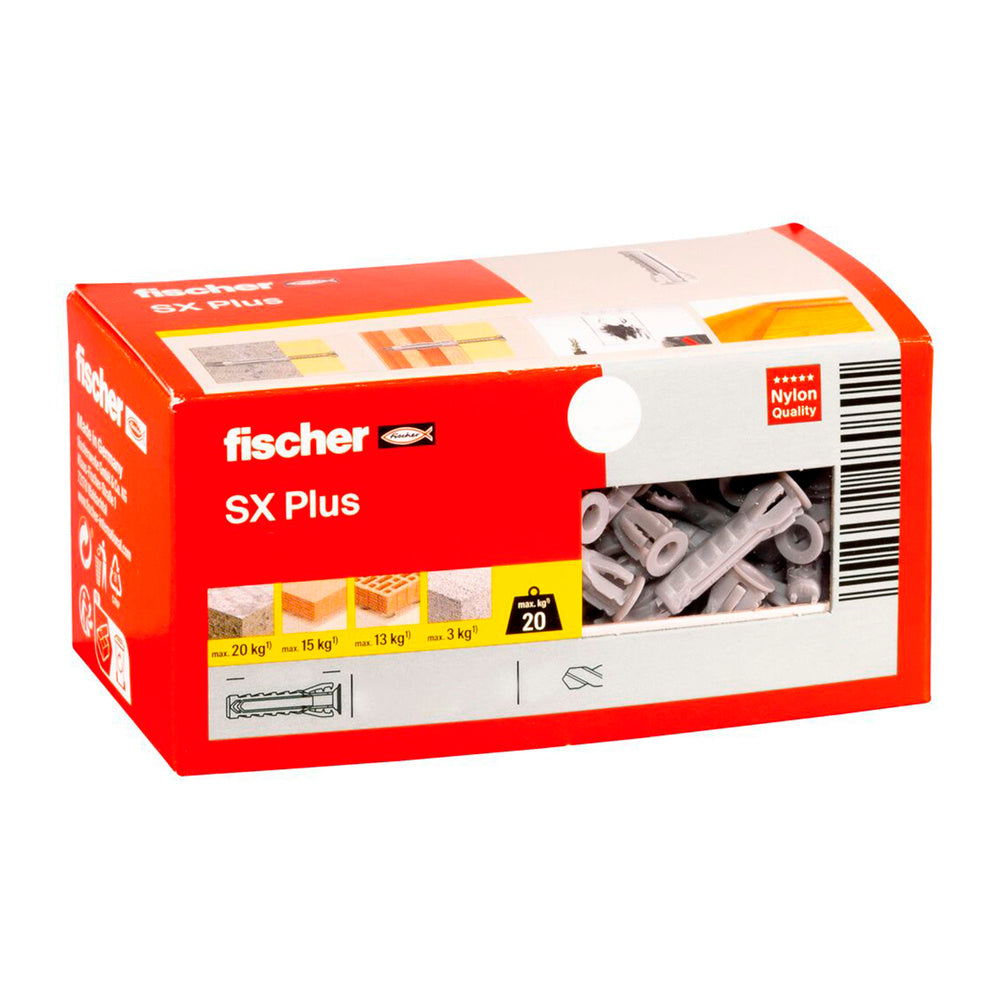 Taco fischer sx plus ø 10 x 50 mm (caja de 50 piezas)