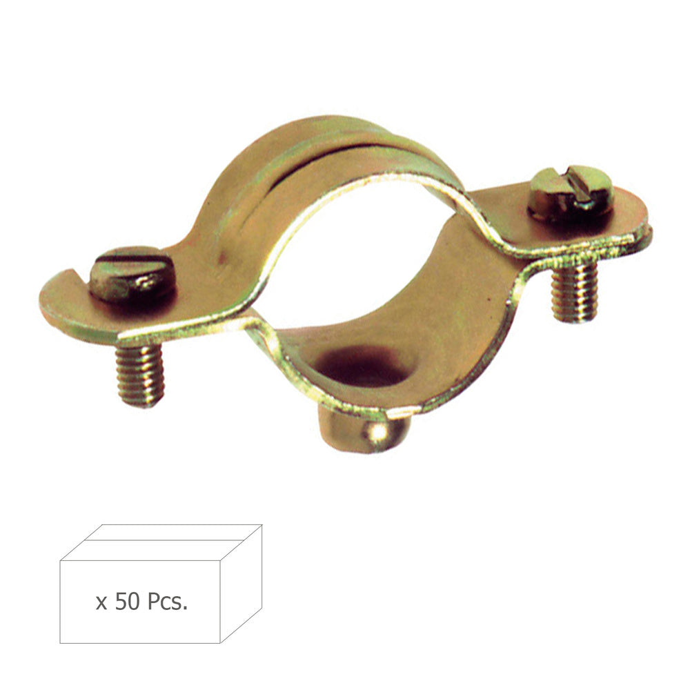 Abrazadera metálica m-6   37 mm (caja   50 piezas)