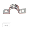 Grapa metálica 2 patas     22 mm wolfpack caja 100 unidades