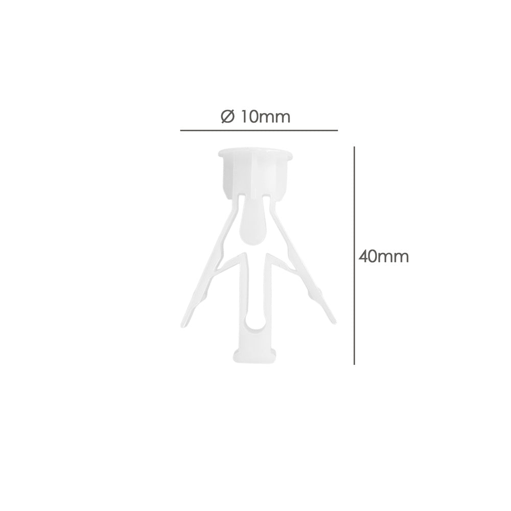 Taco wolfpack percha  nº1 (corto) 8-9 mm (caja de 100 piezas)